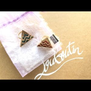 House of Harlow 1960 Cocktail Ring (Blue)